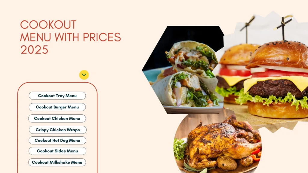 Cookout Menu with Prices 2025